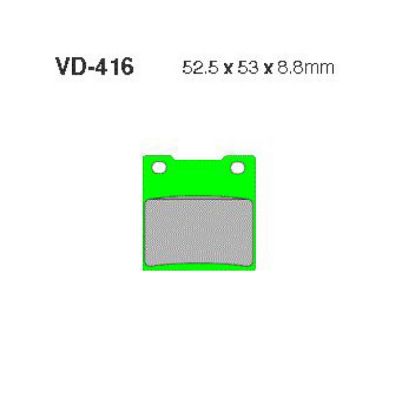 Brzdové destičky VESRAH VD416